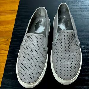 MK slip ons in grey